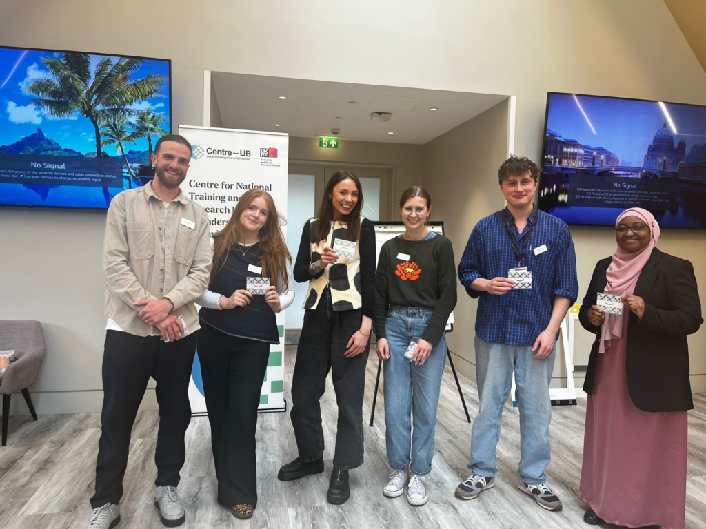 The winning team of Centre-UB students and fellows from the Challenge Day 2026.